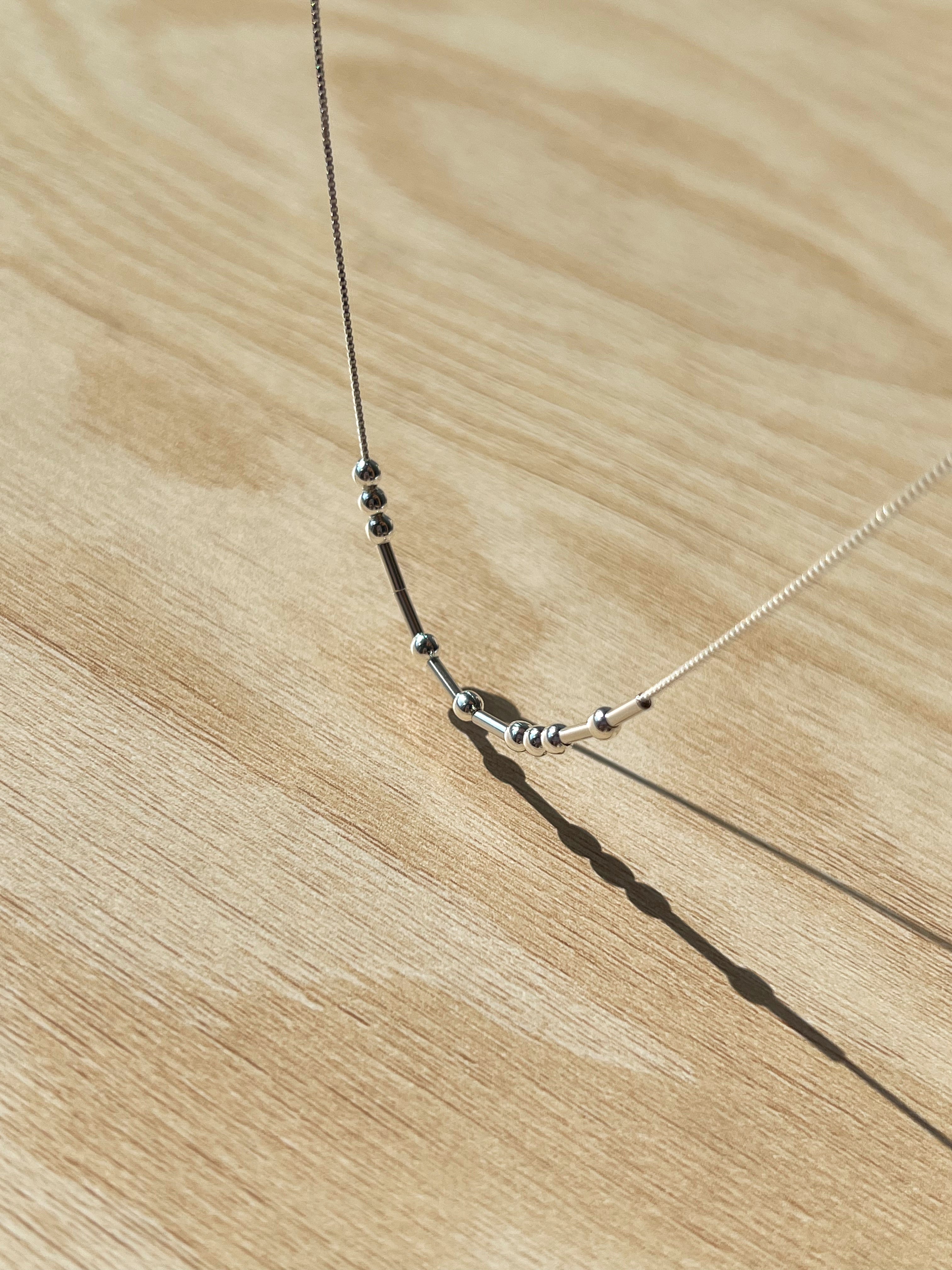 Tulas Shop Morse Code Necklace