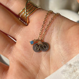 Initial Coin Necklace