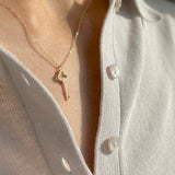 Diamond Key Necklace