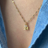 Initial Charm Necklace