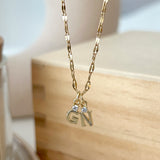 Initial Charm Necklace