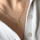 Initial Charm Necklace