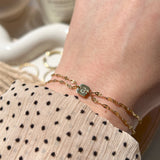 Sparkly Initial Bracelet
