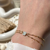 Sparkly Initial Bracelet