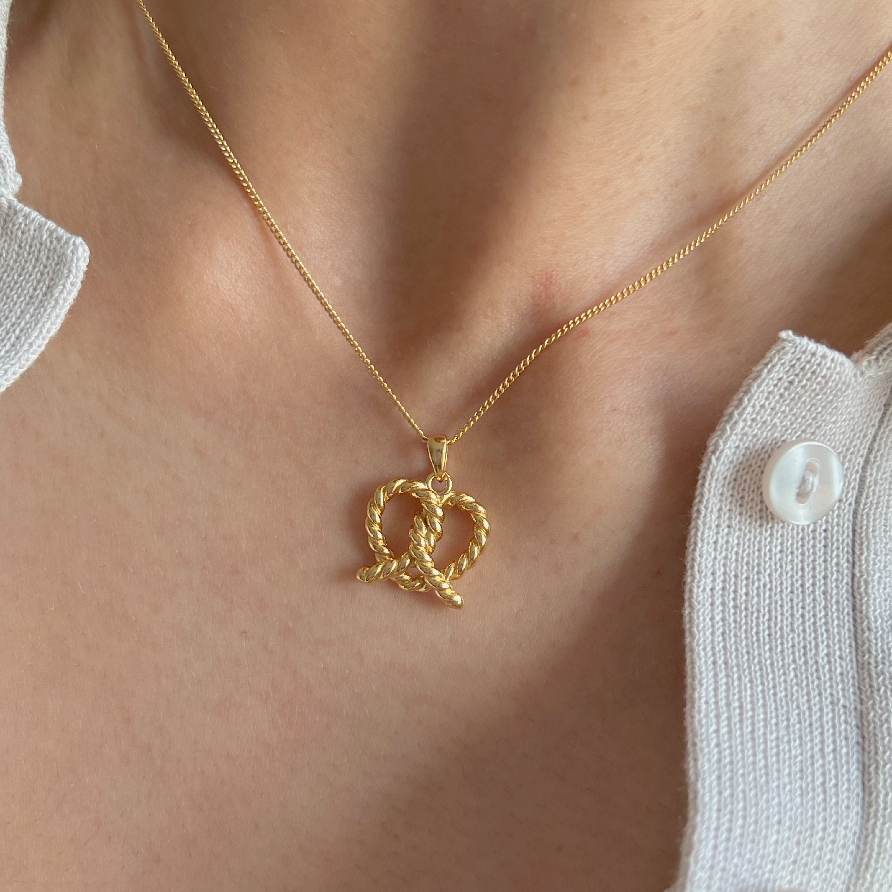 Pretzel Necklace
