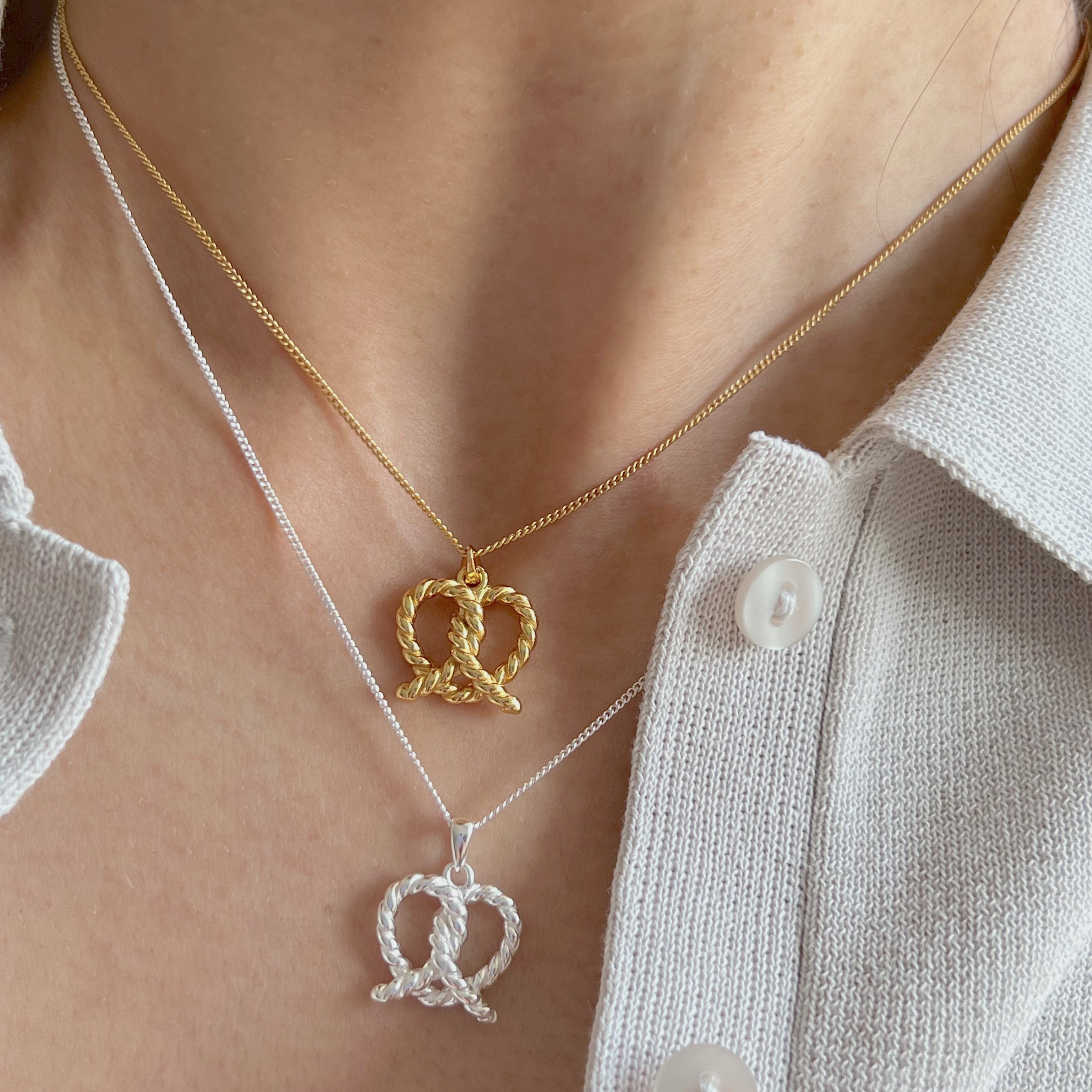 Pretzel Necklace