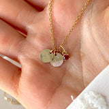 Initial Coin Necklace