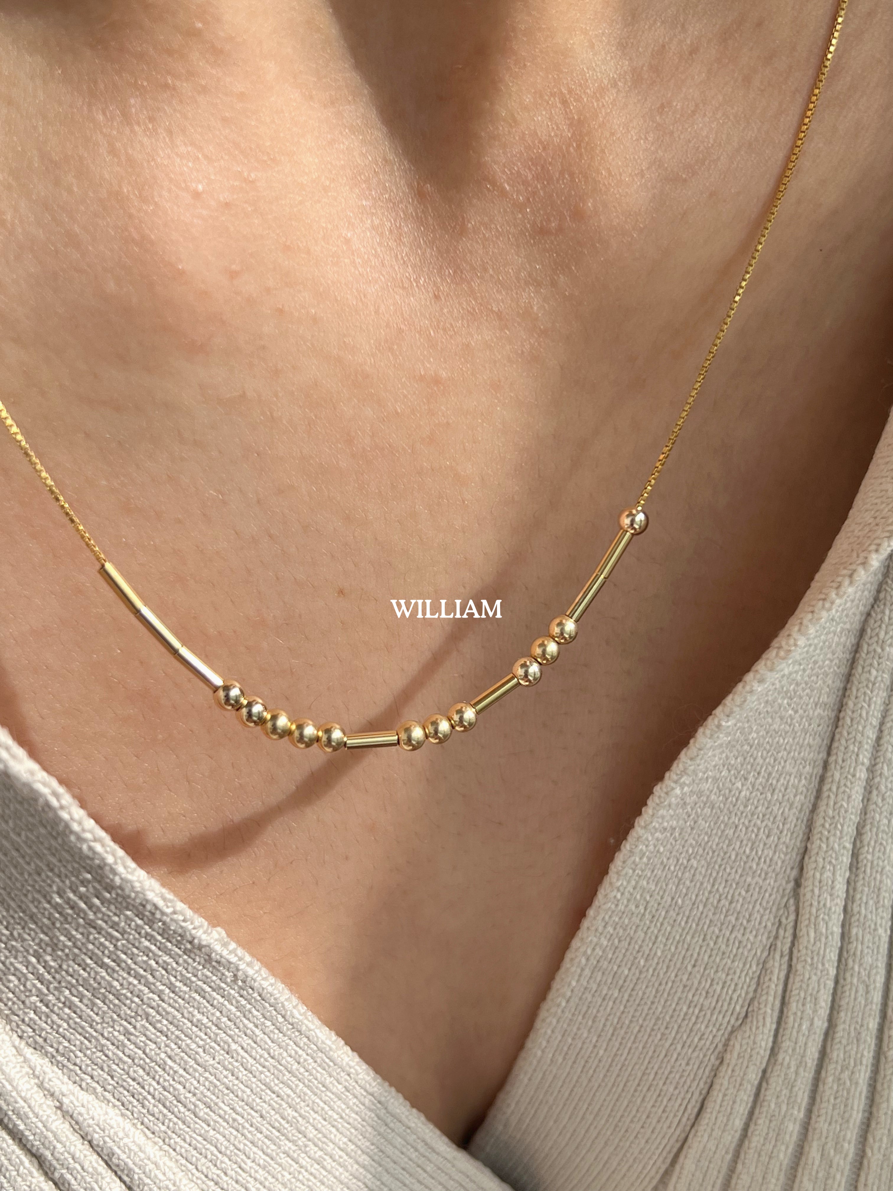 Tulas Shop Morse Code Necklace