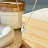 Initial Coin Necklace