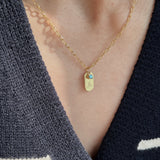 Initial Tag Necklace
