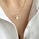 Initial Pearly Necklace