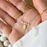 Initial Pearly Necklace