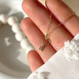 Heart Key Necklace
