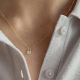 Tiny Lock Necklace