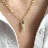 Initial Bar Necklace