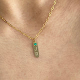 Initial Bar Necklace