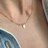 Initial Pearly Necklace