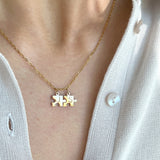Double Puzzle Necklace