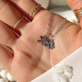Double Puzzle Necklace