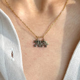 Double Puzzle Necklace