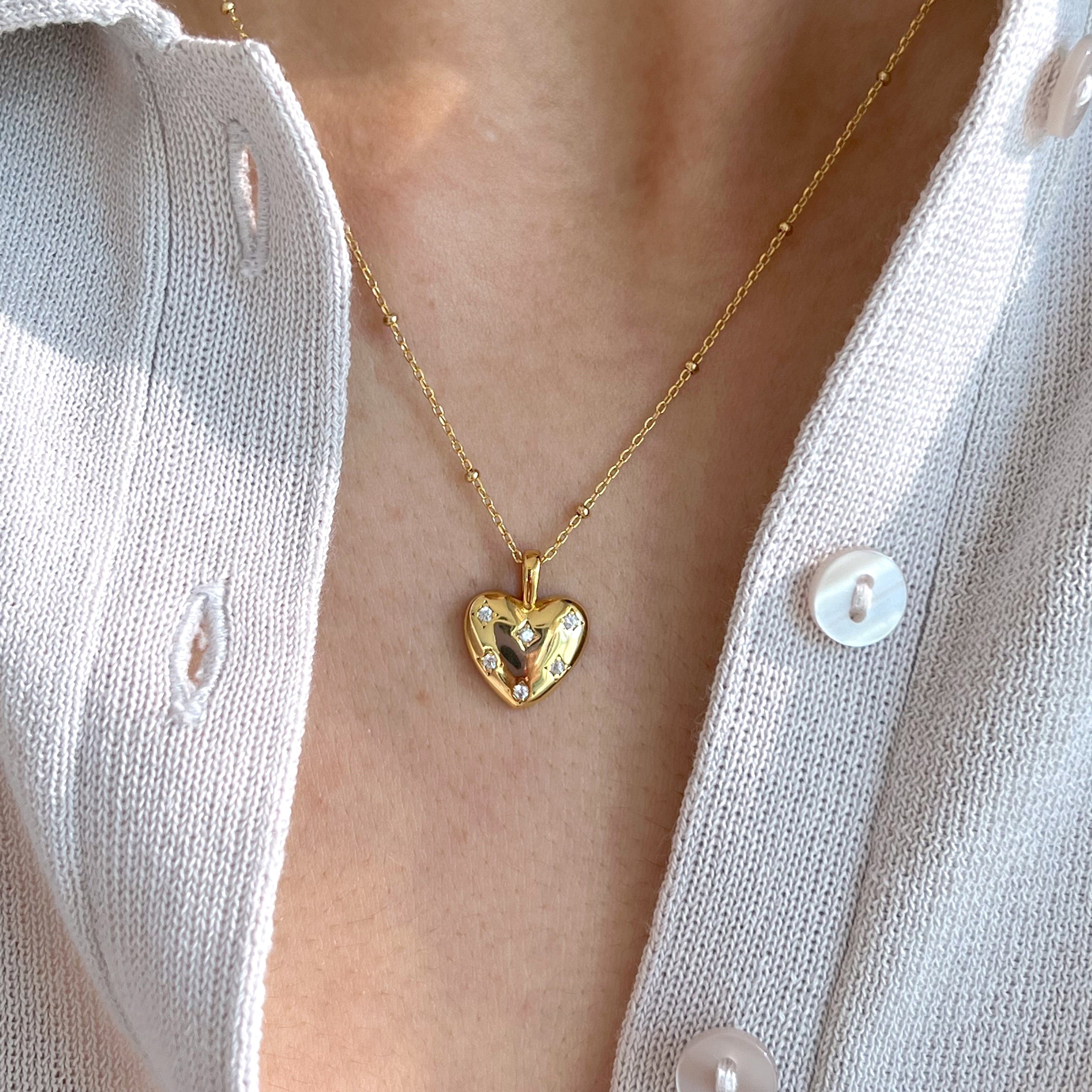 My Diamond Heart Necklace