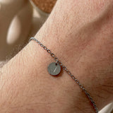 Initial Coin Bracelet