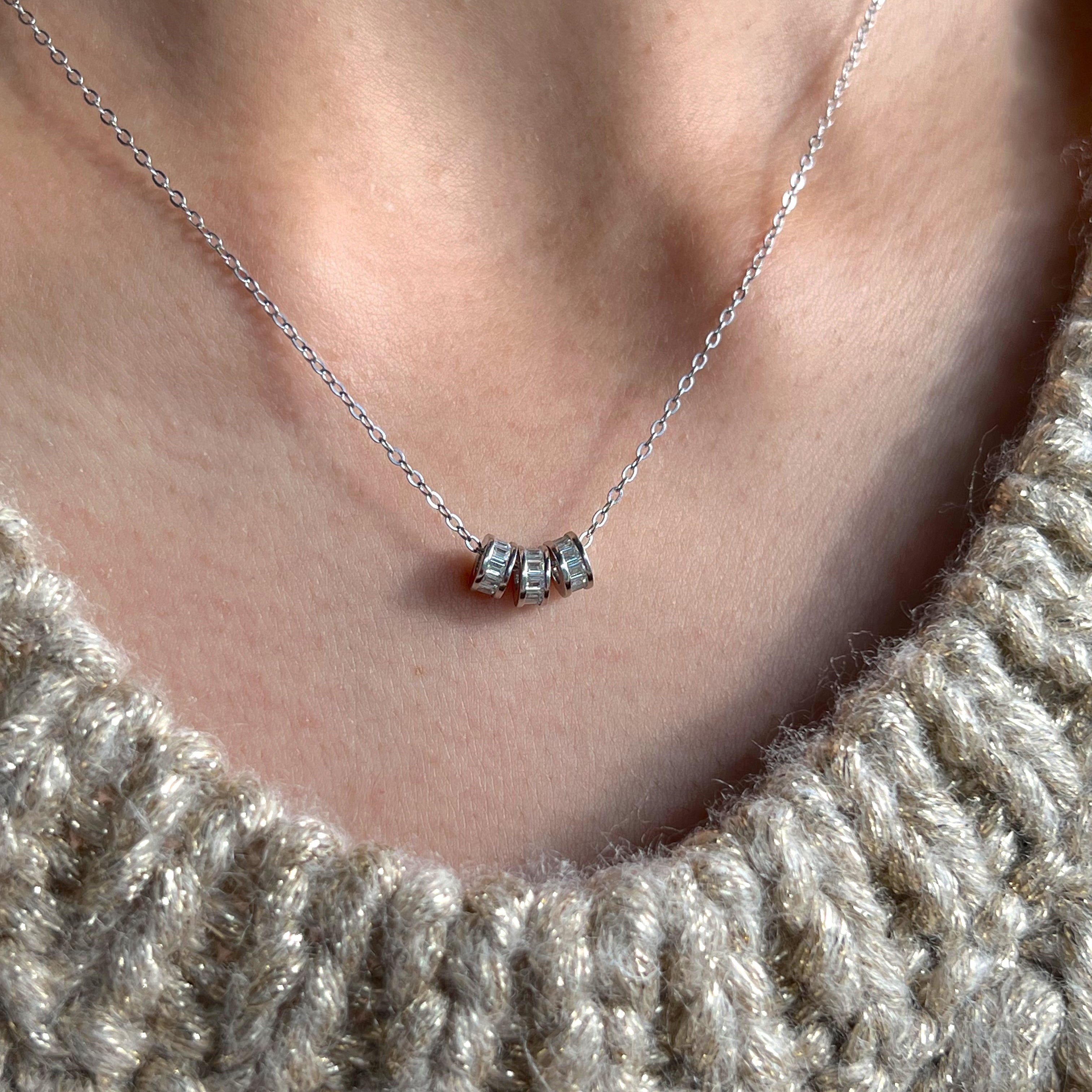 Diamond Trio necklace