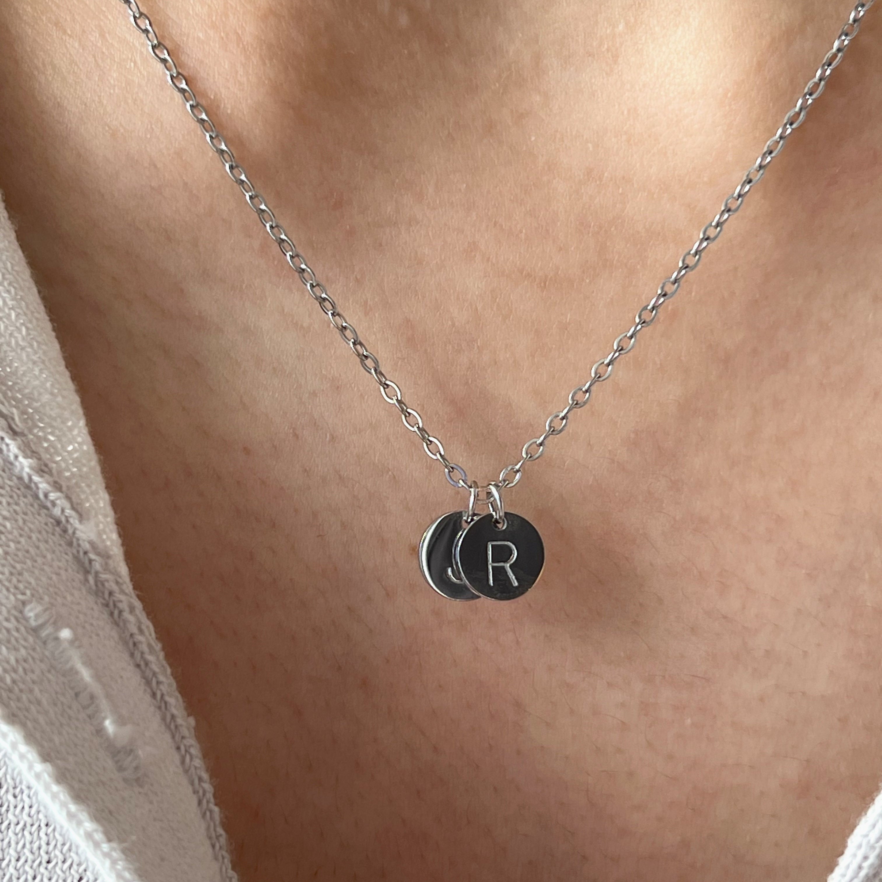 Initial Coin Necklace