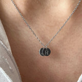 Initial Coin Necklace