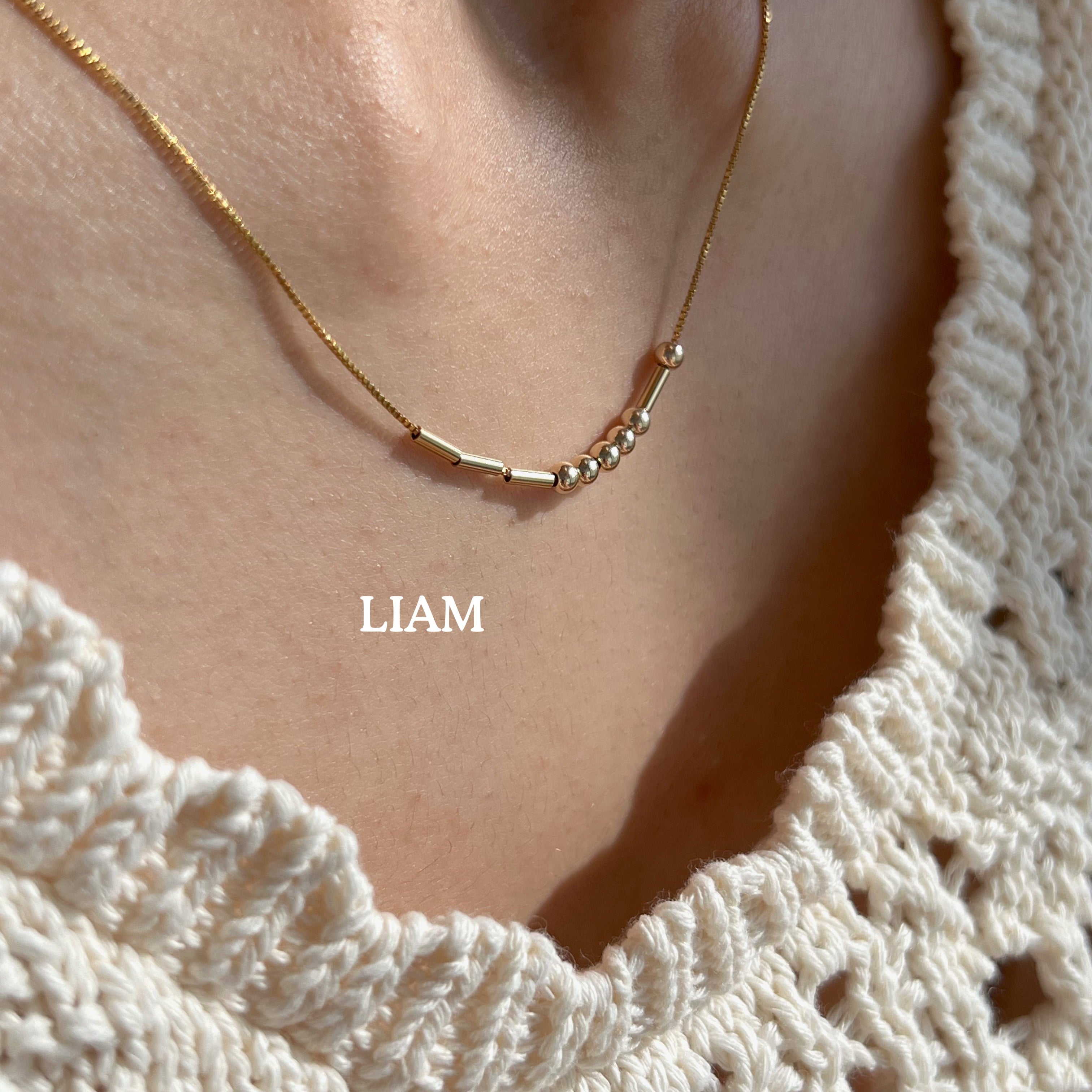 Tulas Shop Morse Code Necklace