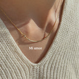 Tulas Shop Morse Code Necklace