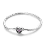 Heart Vine Charm Bracelet