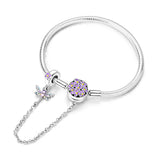 Butterfly Landing Charm Bracelet