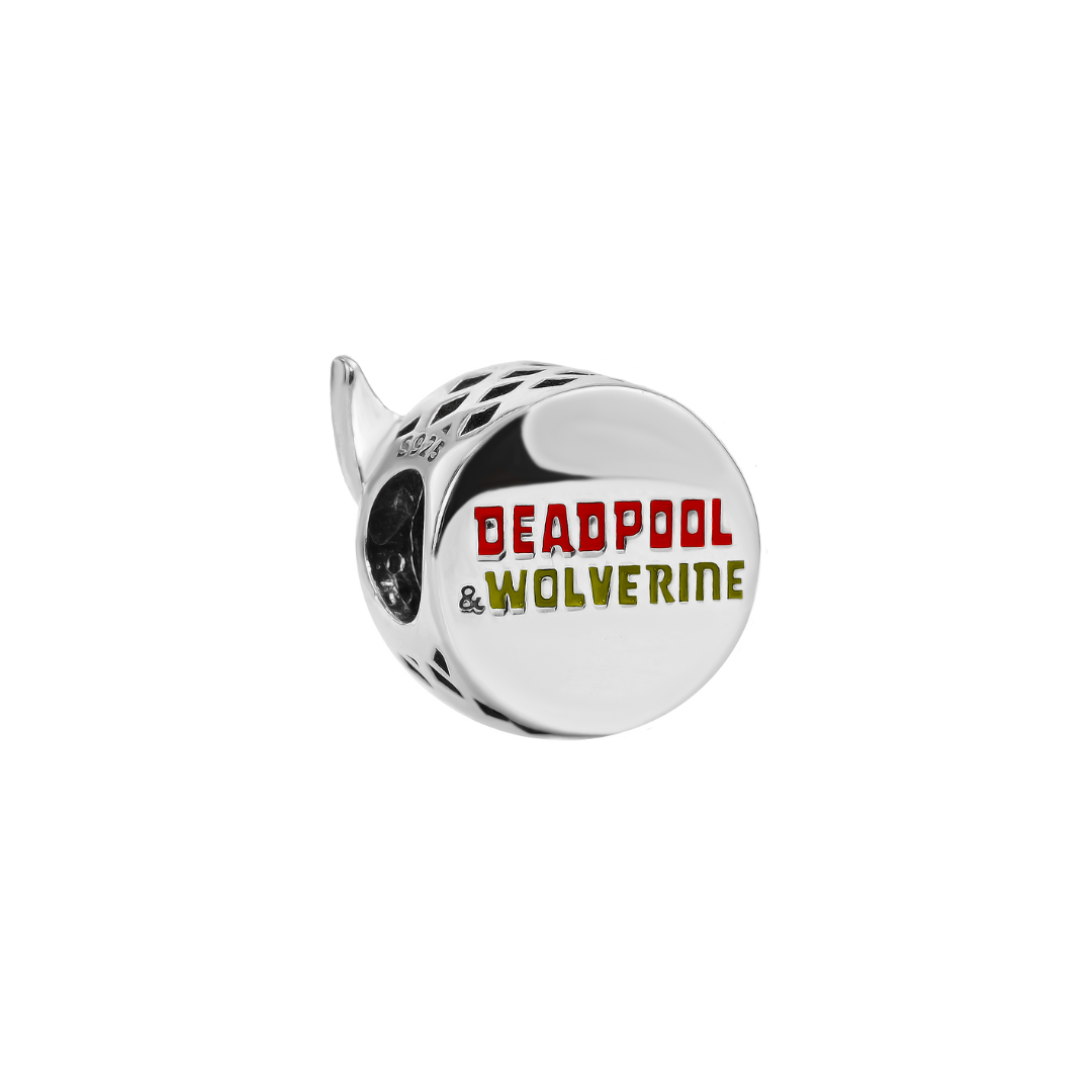 Marvel Deadpool and Wolverine Logo Charm