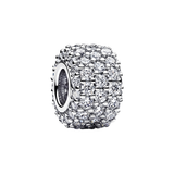 Sparkling Pave Barrel Charm
