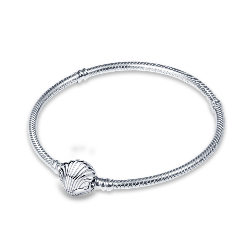Ocean Seashell Snake Chain Bracelet