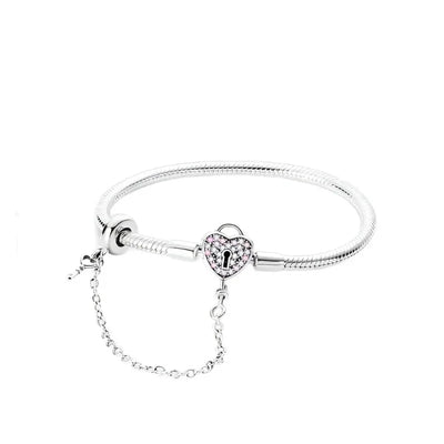 Lock & Key Charm Bracelet