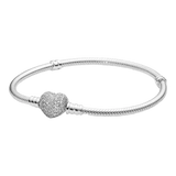 Jumbo Heart Charm Bracelet