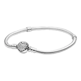 Crystal Heart Charm Bracelet