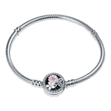 Floral Seal Charm Bracelet