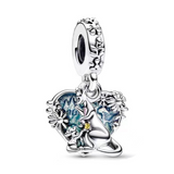 Disney Winnie the Pooh Kanga and Roo Heart Dangle Charm