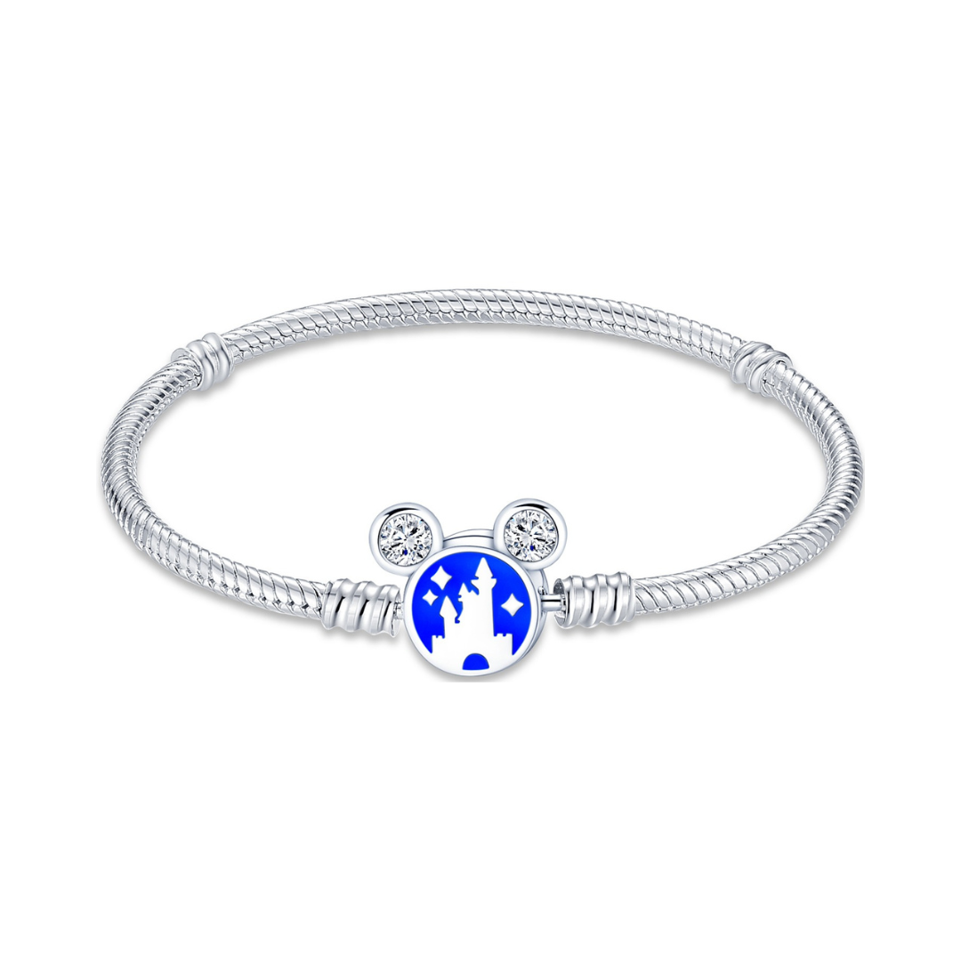 Disney Castle Snake Chain Bracelet