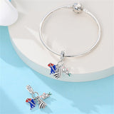 Australia Map, Koala & Sydney Opera House Dangle Charm