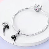 Billiard Eight Ball Dangle Charm