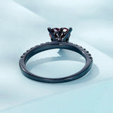 Black Punk Heart Ring