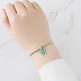 Blue Butterfly Dangle Charm