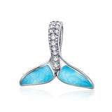 Blue Whale Tail Ocean Charm