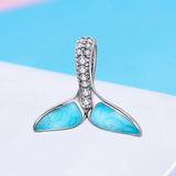 Blue Whale Tail Ocean Charm