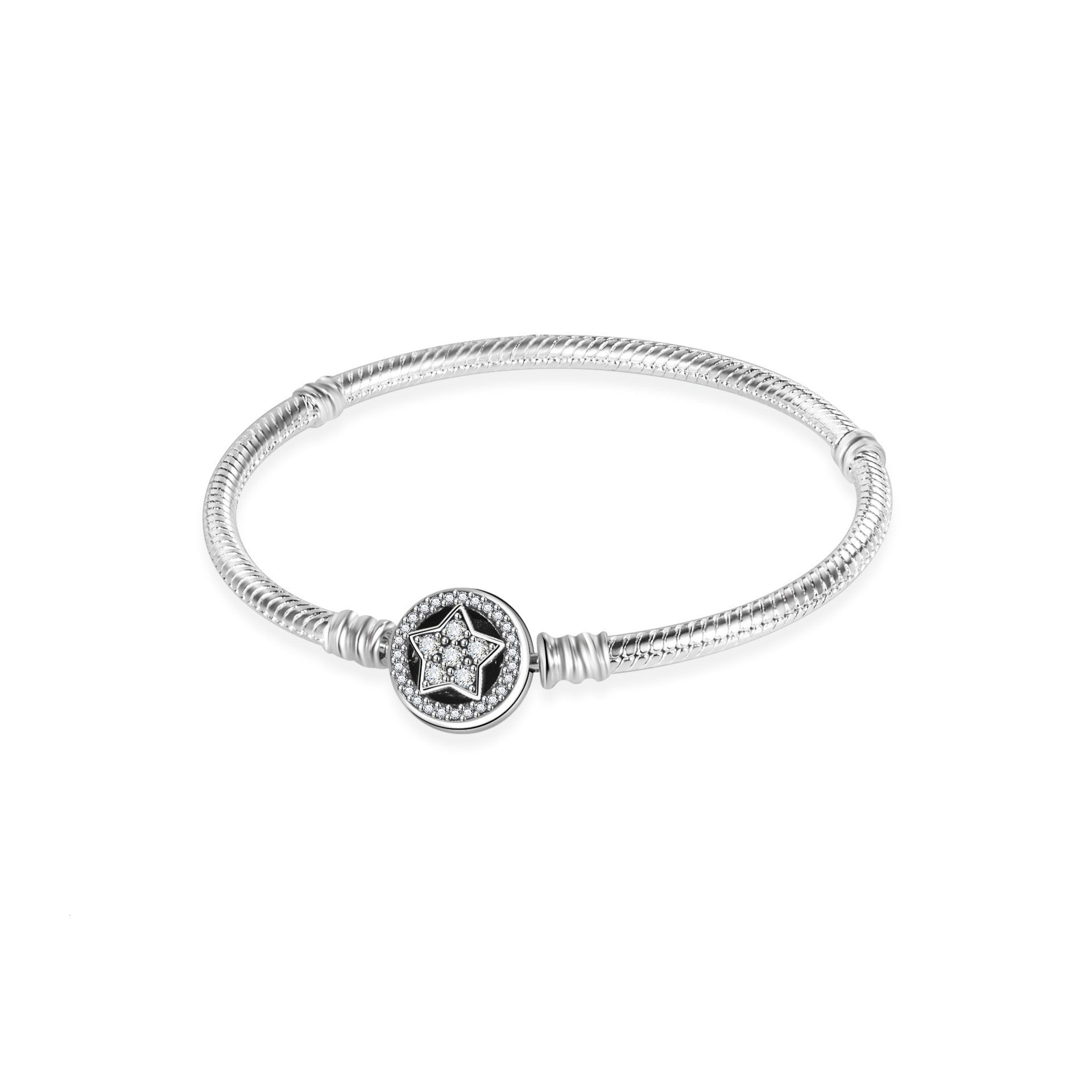 Enclosed Star Charm Bracelet