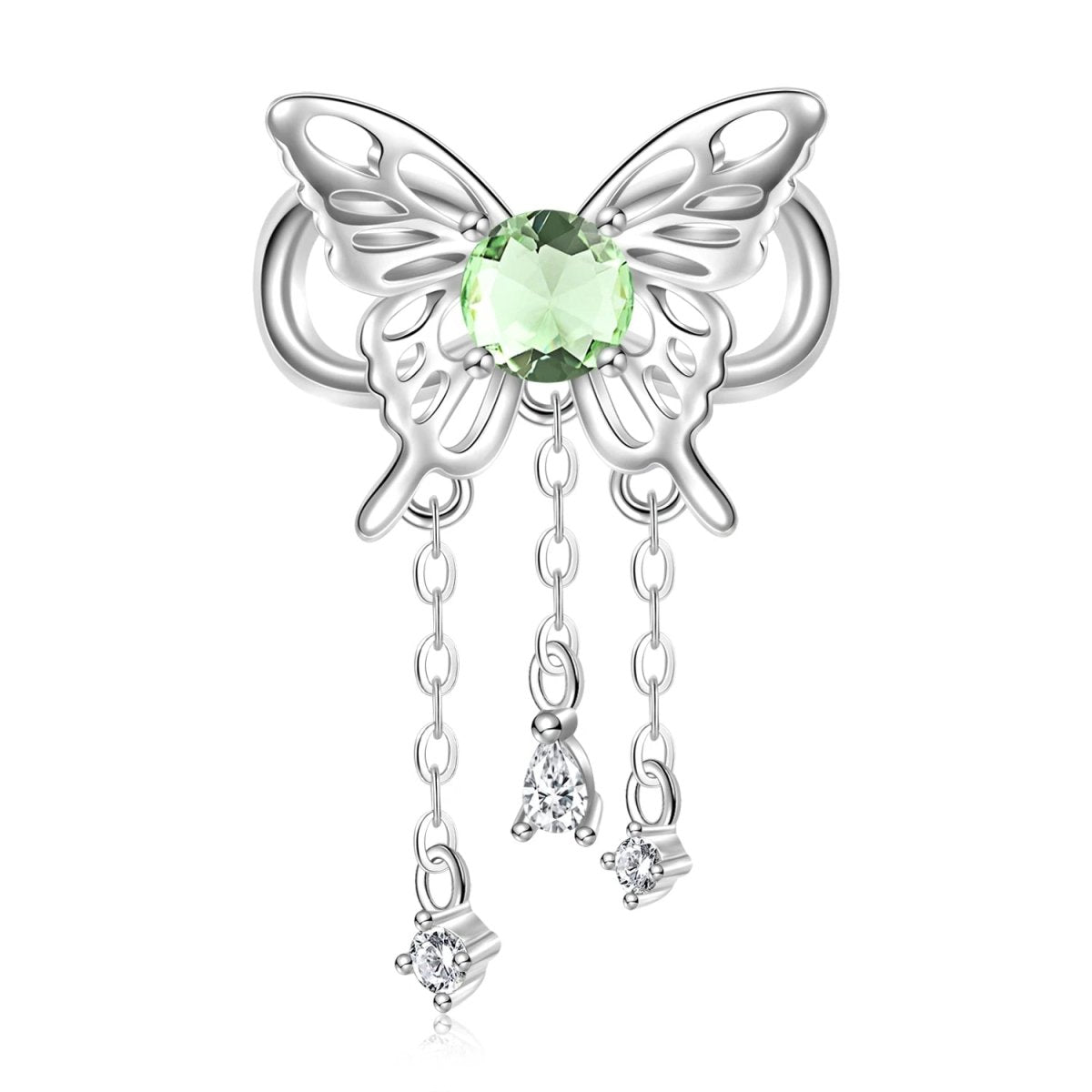 Butterfly Birthstone Dangle Charms